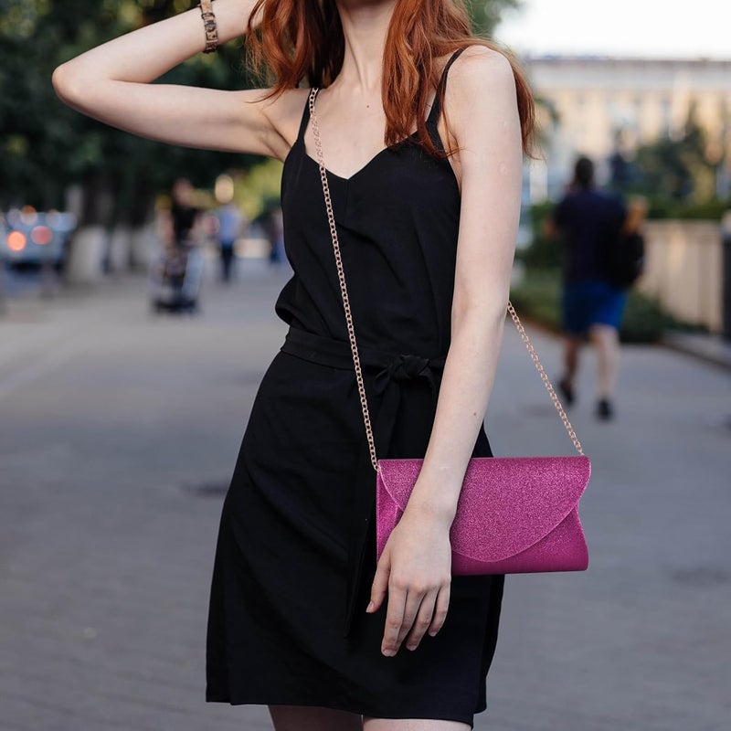 PACETAP Clutch Purses for Women, Handbags with Chain for Women Formal, Evening Bag for Wedding Party Cocktail Prom Dinner - Image 5